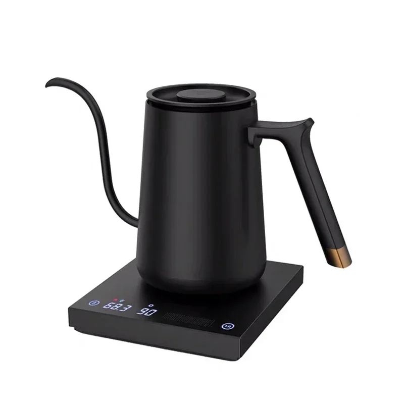 smart electric pour over kettle gooseneck variable temperature-control hand brew 600ml 220V coffee pot