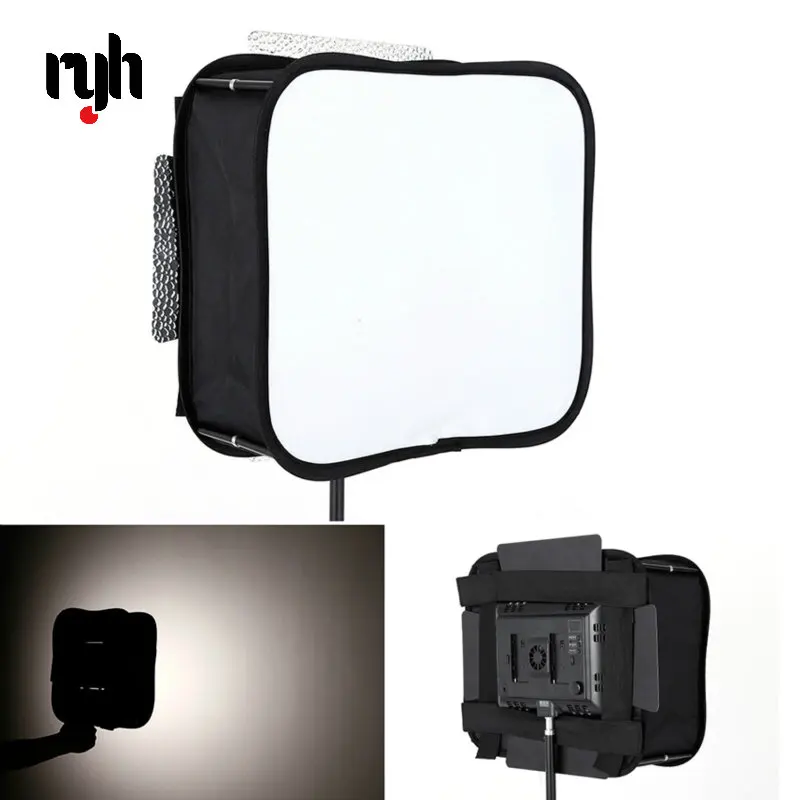 Collapsible Softbox Diffuser for YONGNUO YN600L II YN900 YN300 YN300 III Air Led Video Light Panel Foldable Soft Filter 23*23 41