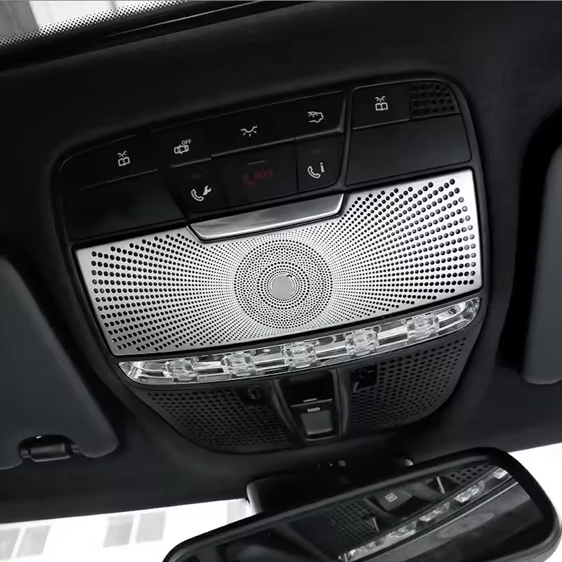 Накладка на переднюю лампу для чтения в салоне автомобиля Mercedes Benz S205 W205 GLC X253 C253 W213, автомобильные аксессуары.