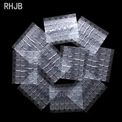 RHJB New 360pcs/15sheets Nail Jelly Glue Double Sided False Nail Art Adhesive Tape Glue Sticker Fake Nail Glue Tools