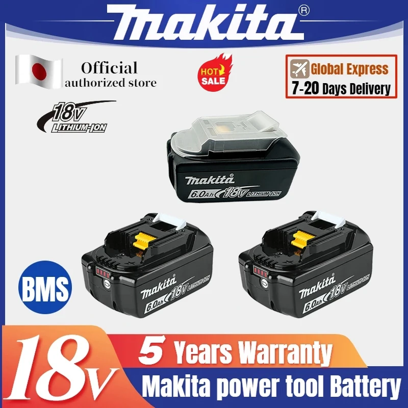 

Original 18V makita BL1890 Li-Ion Battery 6Ah/3Ah For Makita LXT BL1830 BL1815 BL1860 BL1840 BL1850 TW251D TD251DZ