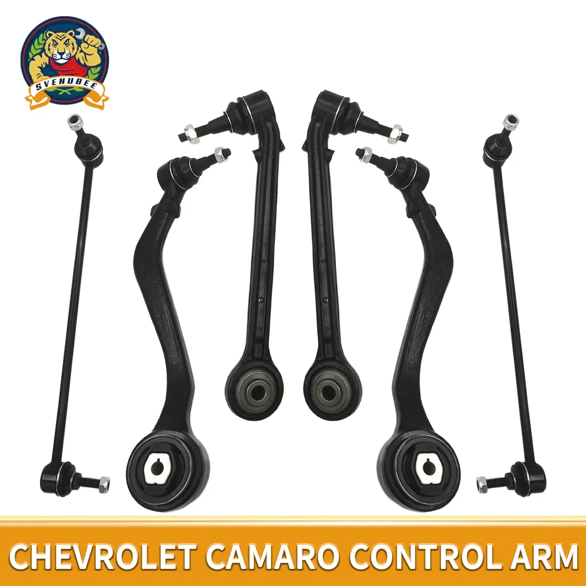 

Svenubee Front Lower Control Arms Suspension Sway Bar End Link 6Pcs Kits for Chevrolet Camaro 2010 2011 2012 2013 2014 2015
