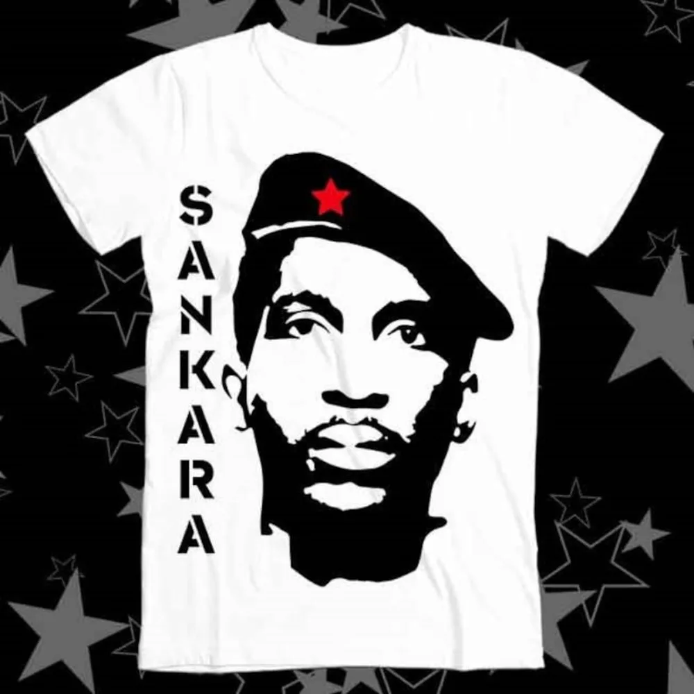 Thomas Sankara Patrice Lumumba Marxist Revolution Burkina Faso Africa Vintage Cotton Man Tshirt Political Gift Tee Men Clothing