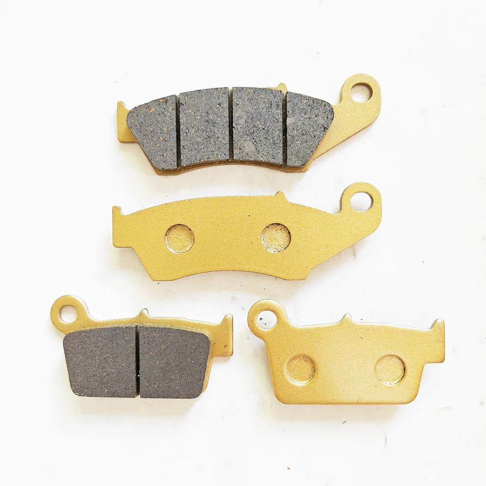 Motorcycle Front Rear Brake Pads for Kawasaki KX125 KX250 1997 1998 1999 2000 2001 2002