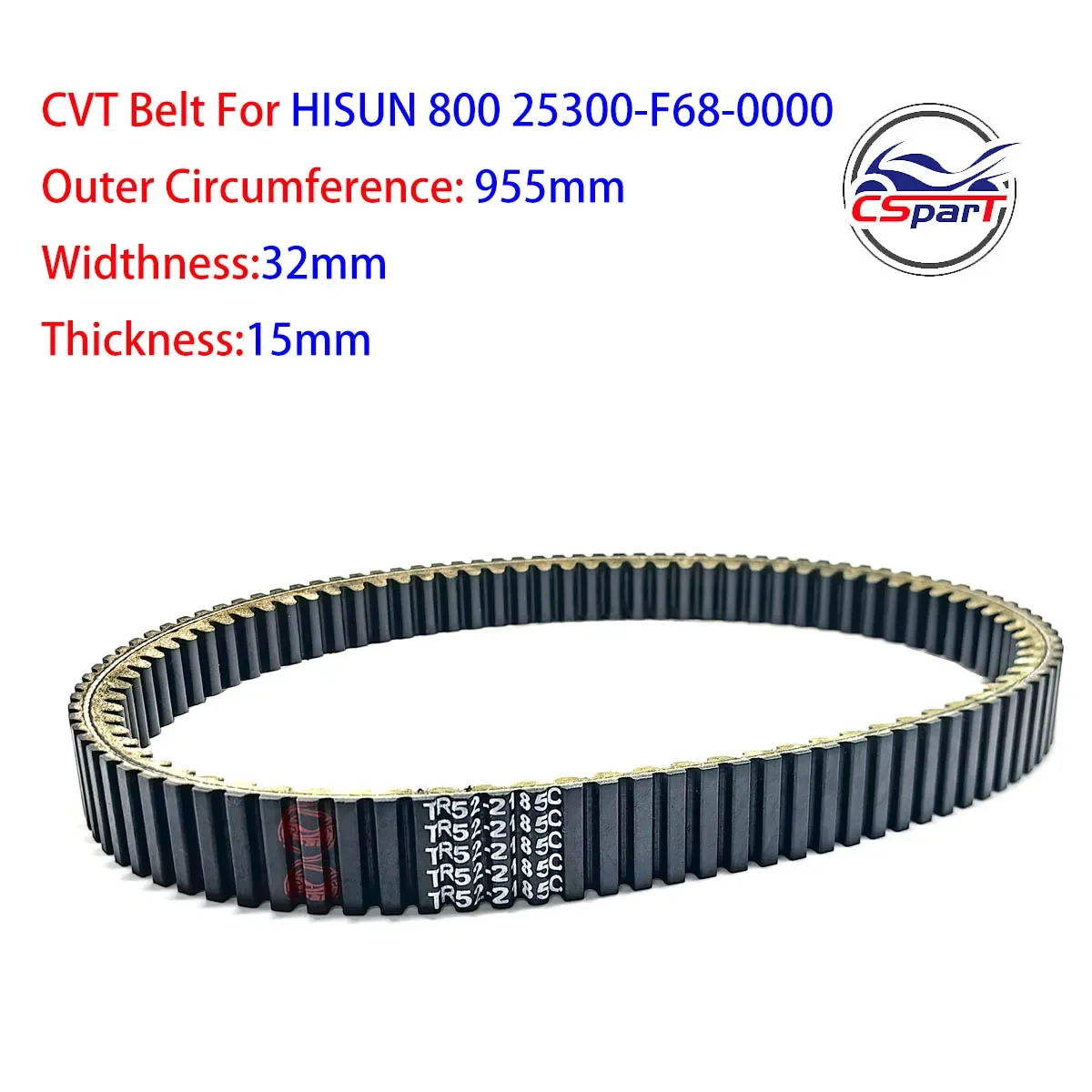 

Double size CVT Belt For Hisun 800 800CC UTV HS800 25300-F68-0000