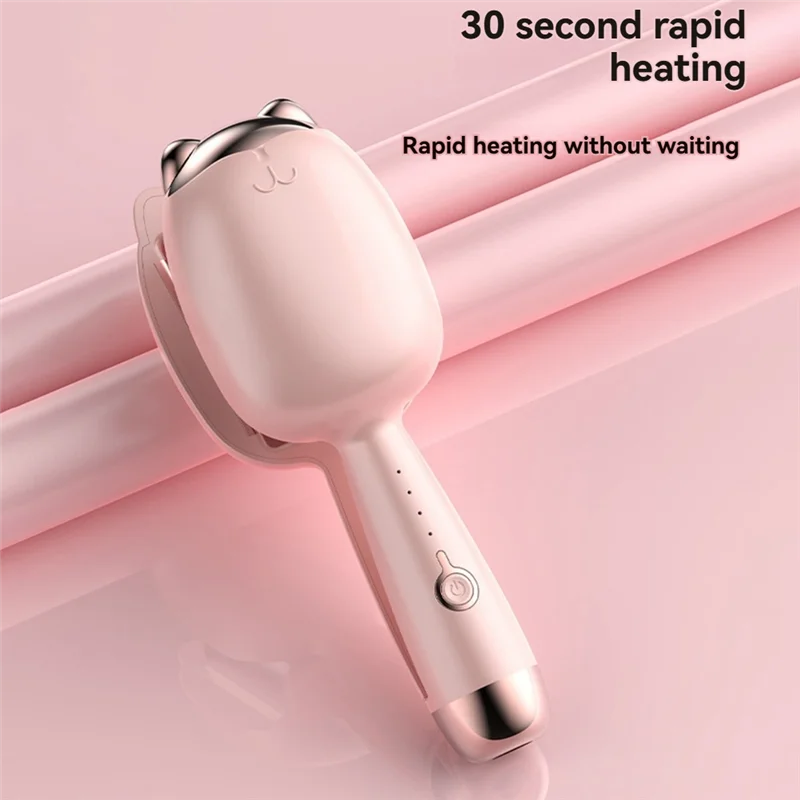 A006-Cat Claw Hair Curler 32Mm Golden Arc S-Shaped Hot Plate 30 Second To Heat 5 Seconds To Shape EU Plug A