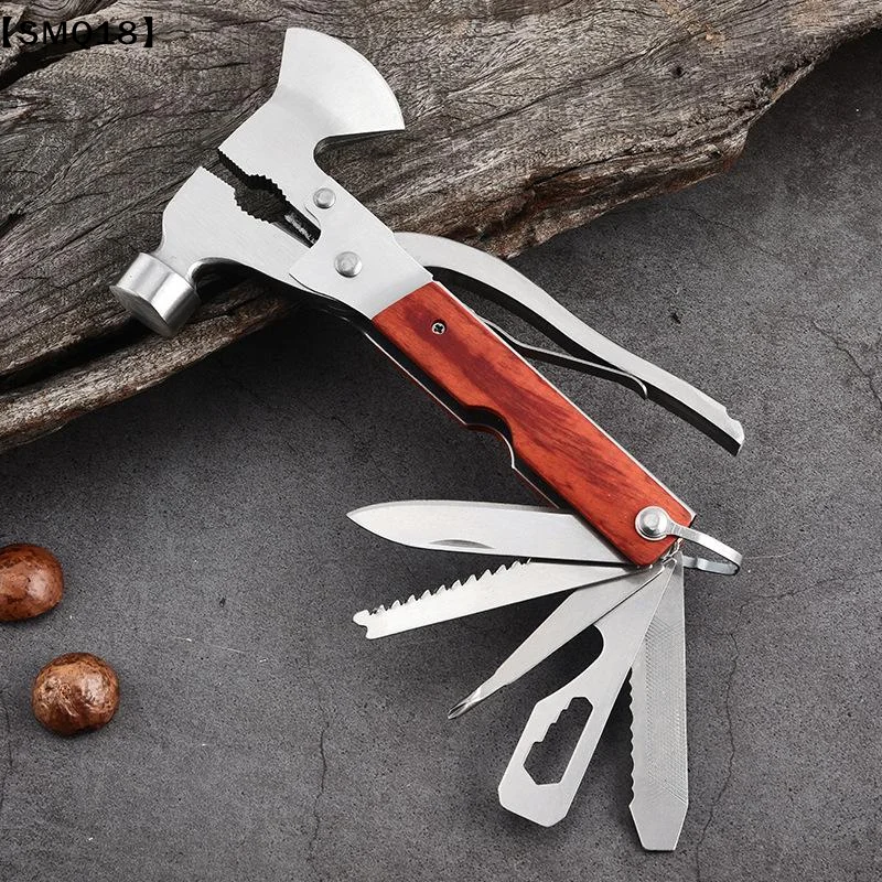 Multifunctional Stainless Steel Survival Hammer Car Window Breaker Emergency Safety Tool Camping Driving Outdoor Emergency【SMQ】