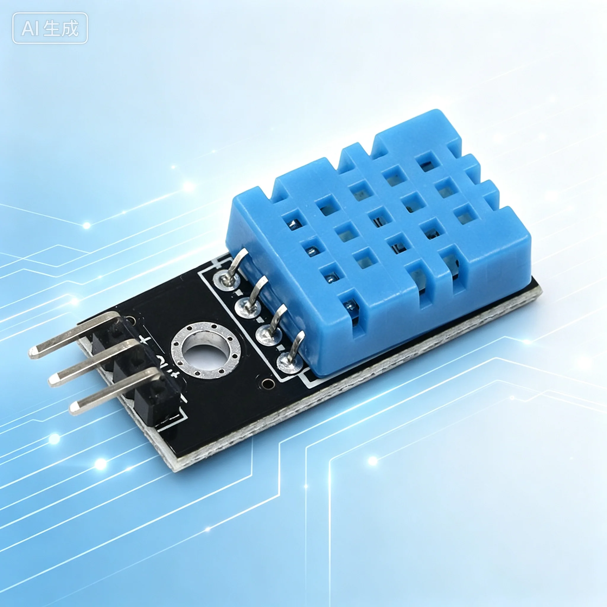 for DHT11 Temperature Humidity Sensor Module,With 4P Dupont Wires  10pcs