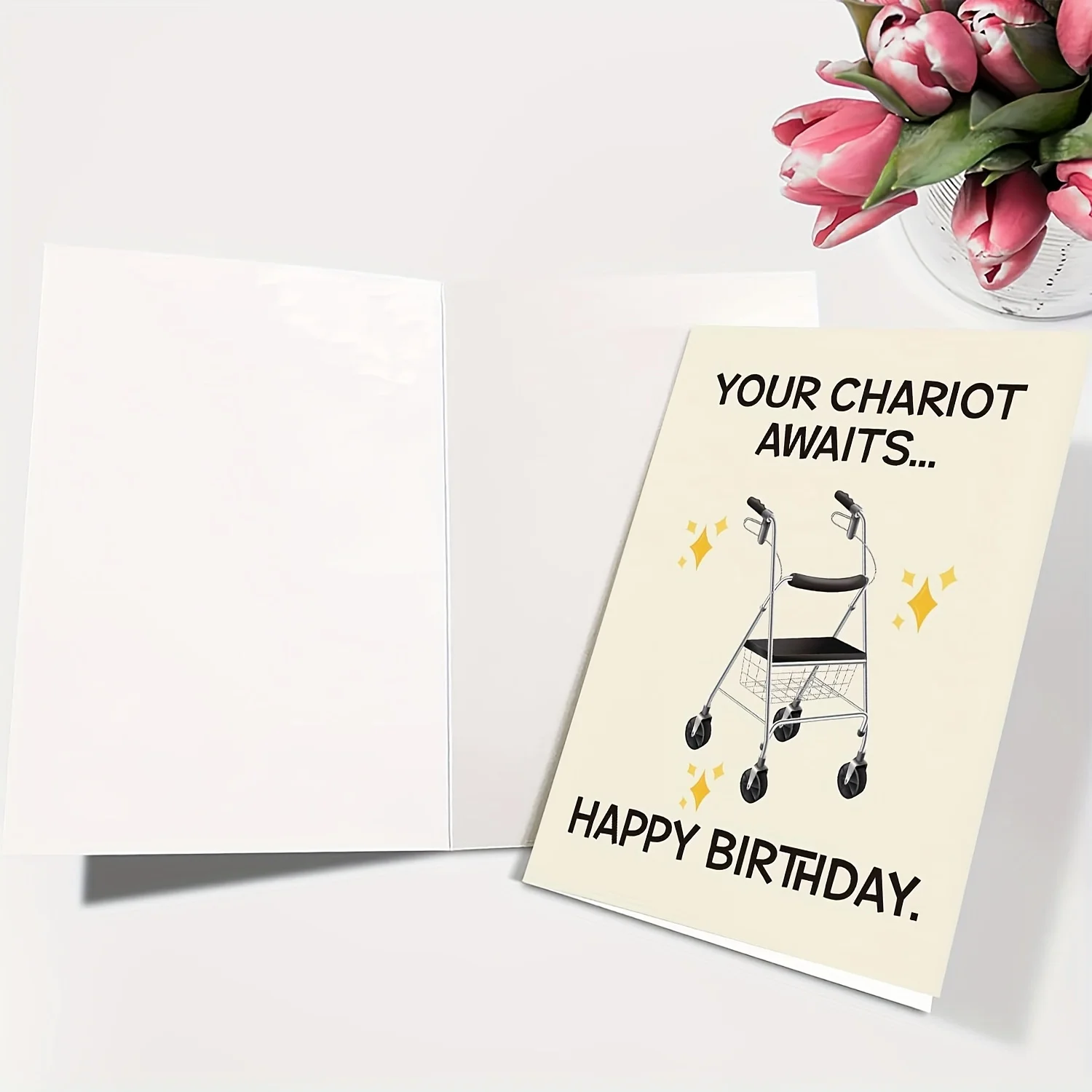 Multi functional and fun birthday card suitable for anyone - perfect for boyfriends - unique G-style greeting card