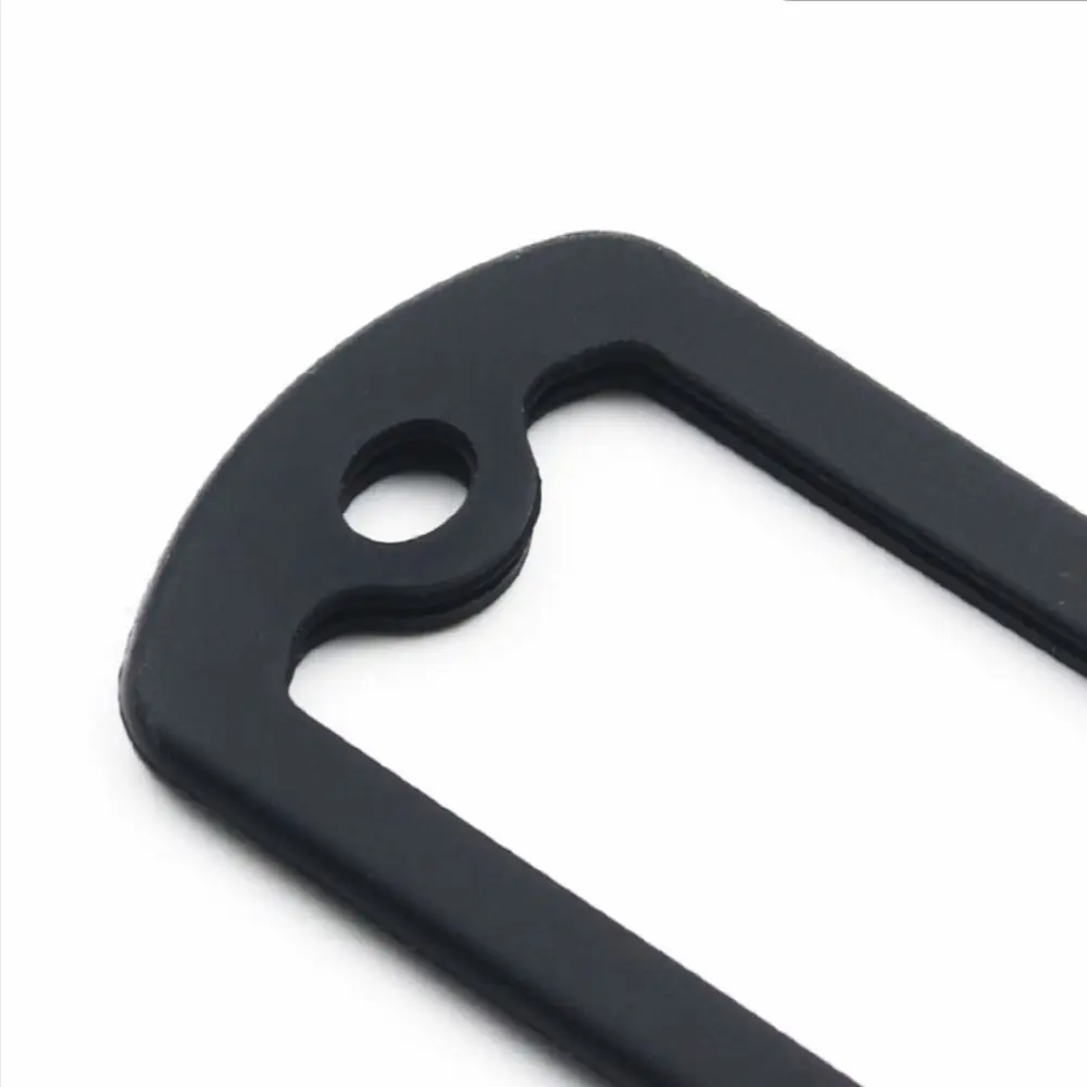 Rubbers Silicone Material Dog Tag Cover Black Durable Dog Tag Protector 1.97*1.18 Inches Silicone Muffler Ring Dog Tags