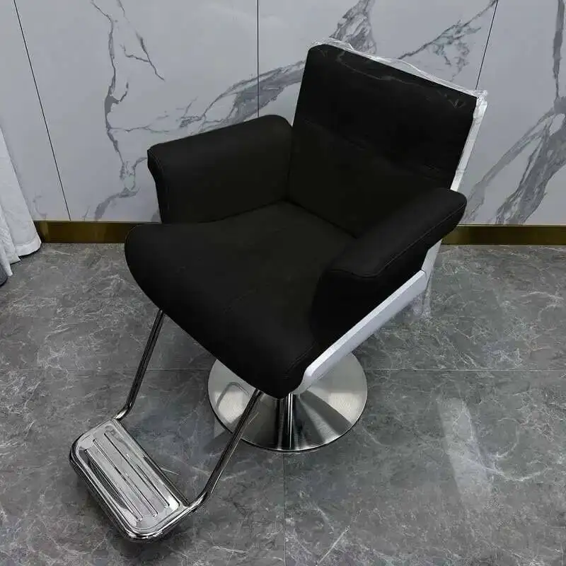 

White Cosmetic Aesthetic Stylist Hairdresser Chairs Barber Luxury Barber Chairs Stool Makeup Silla Giratoria Salon Furniture
