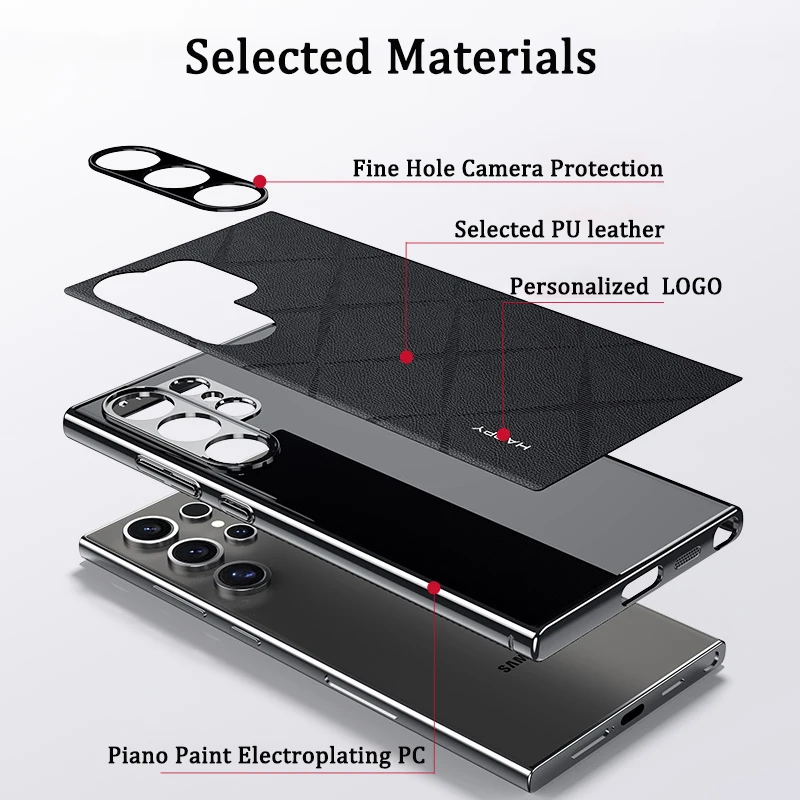 منقوشة شبكة نمط الجلود بو جراب هاتف لسامسونج غالاكسي S24 الترا زائد S24 زائد تصفيح عدسة الوفير الزلزالية حامي قذيفة