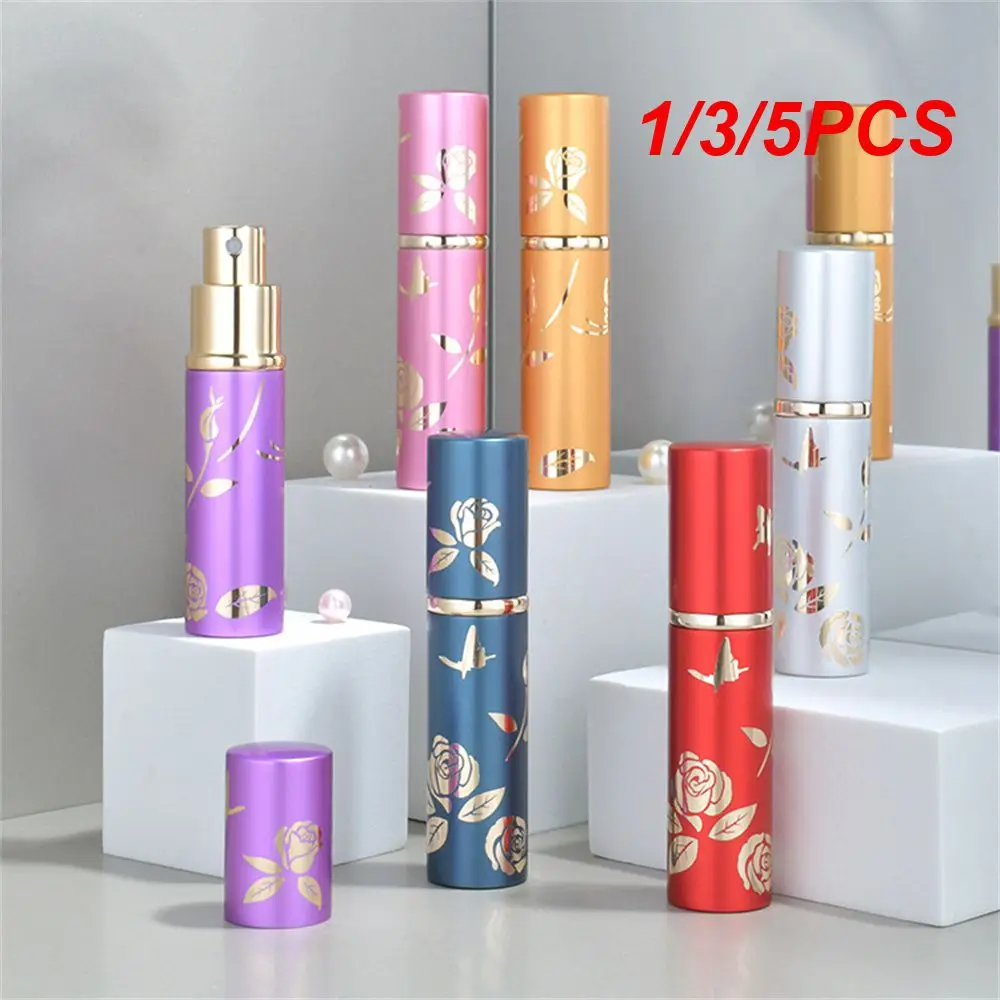 1/3/5PCS Travel Cosmetics Bottle Simple And Delicate Reusable 8ml Portable With Spray Odor Pump Skincare Tools Perfume Bottle