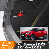 Auto Accessories For Soueast DX3 2016~2023 2022 Car Organizer Thickening Trunk Side Partition Trunk Interior Storage Box Parts