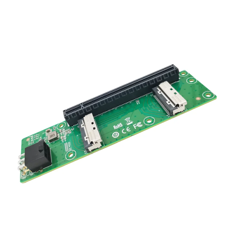 2x MCIO x8 to PCIe5.0 x16 slot Riser XIC 0516PE