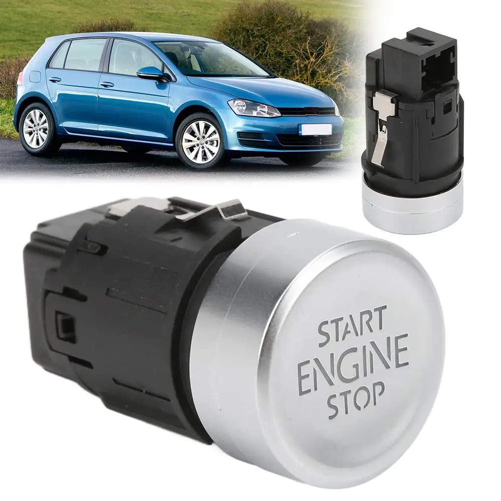 Car Engine Start Stop Push Button Key Start Keyless Entry Ignition Starter Switch For VW for Golf 7 for MK7 12V Auto Replacement