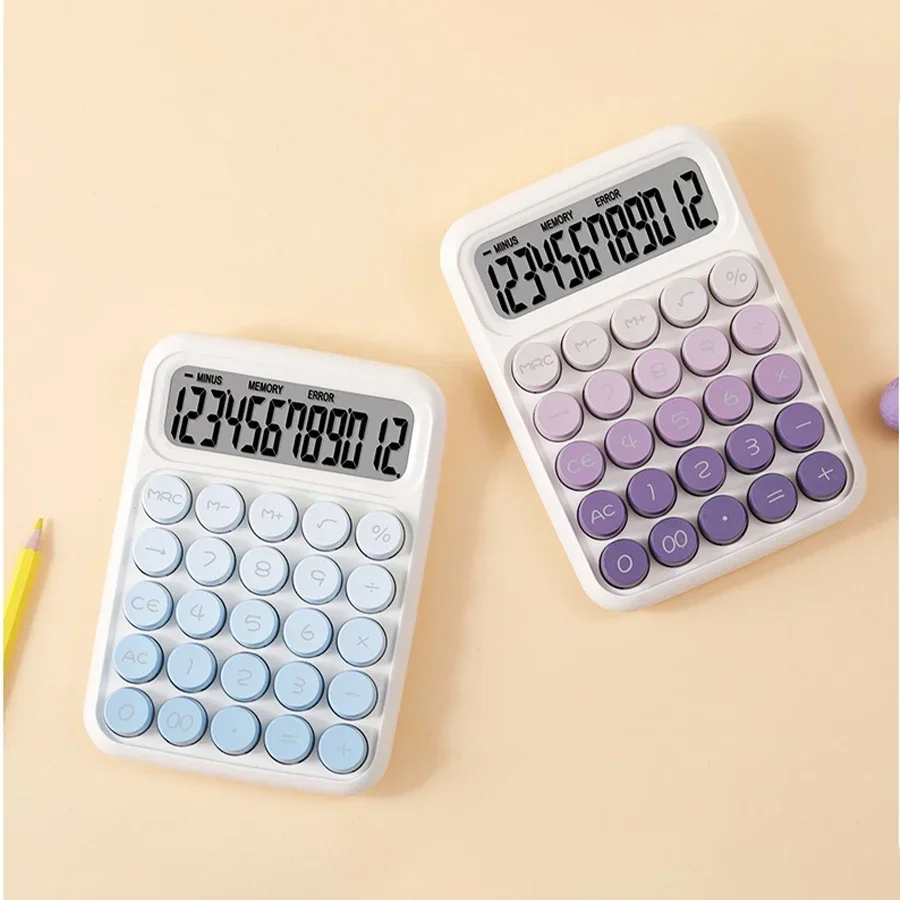 1pc Big button children's calculator-lovely and fresh design, perfect children's calculator, easy to learn and have fun!