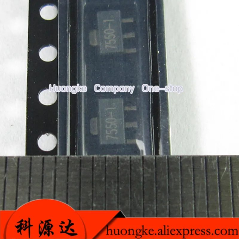 30PCS/LOT HT7550-1 HT7550 7550-1  SOT89 Voltage Detection