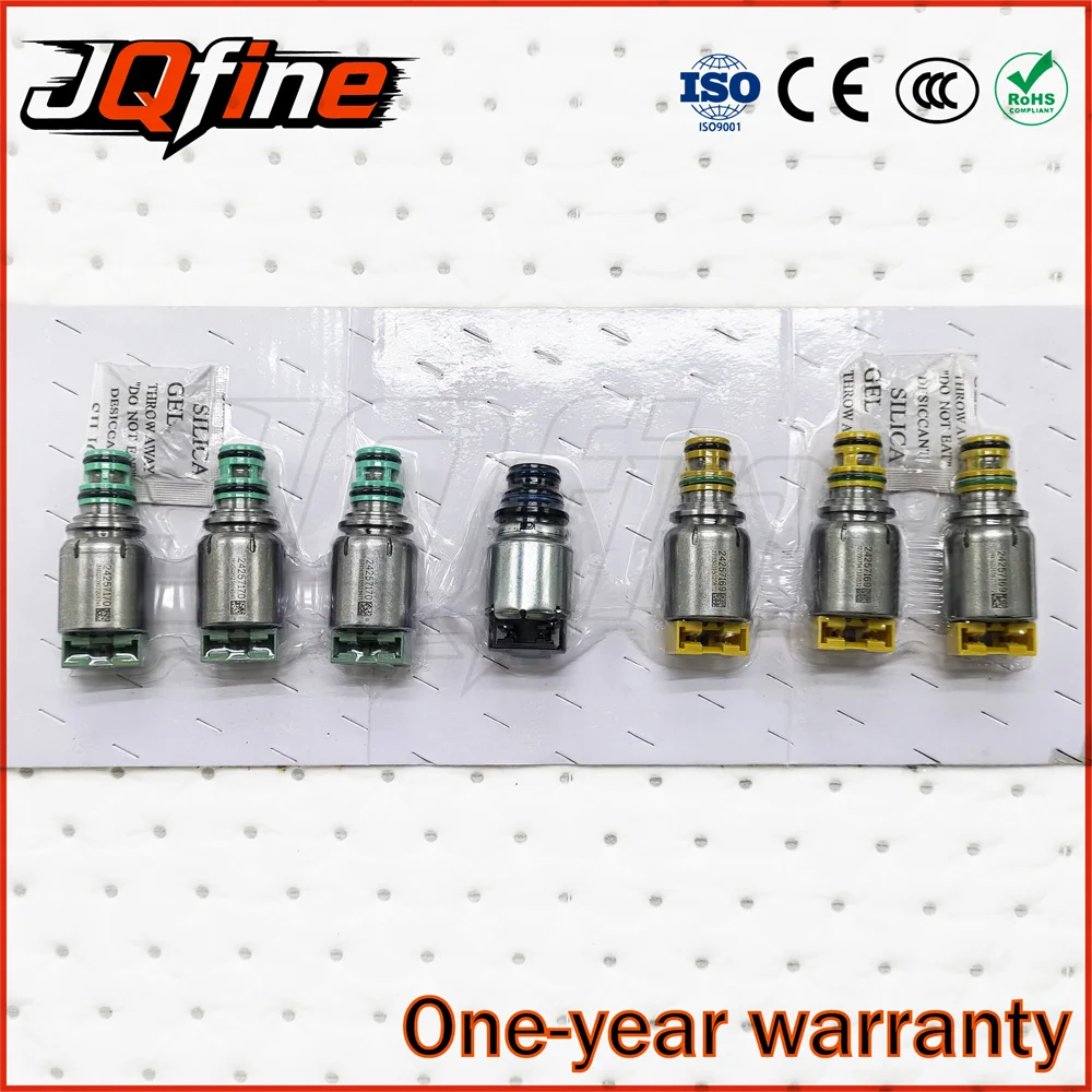 Brand new 6T40 Solenoid Valve Color Valve 7-piece Set Suitable For 6AT6T306T456T50 Transmission