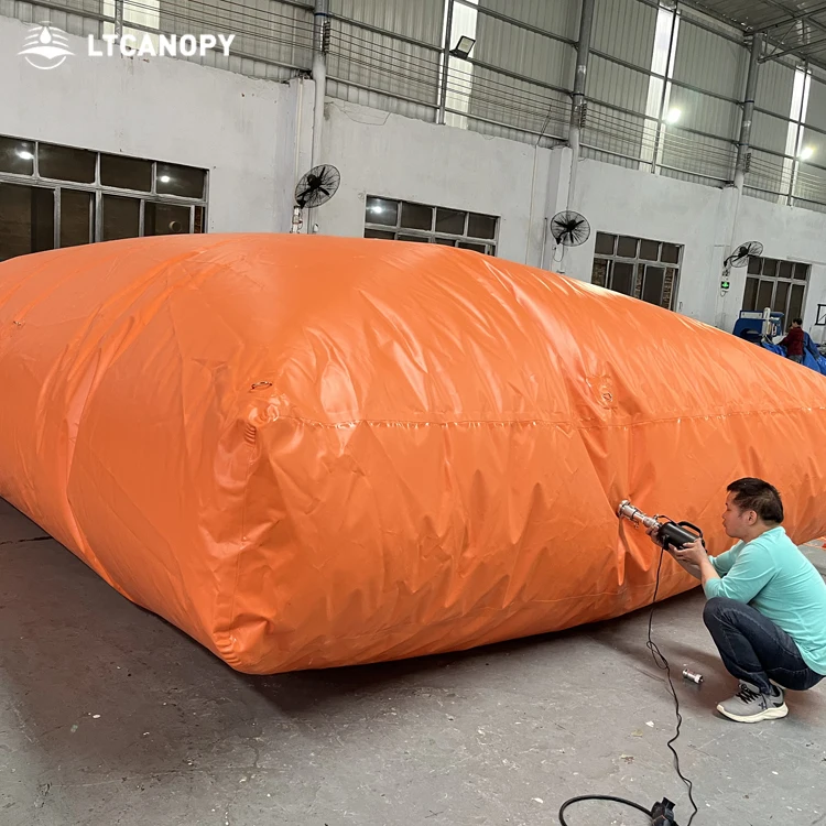 Litong Collapsible Rectangle 20000L Flexible Pvc Storage Oil Bladder tank