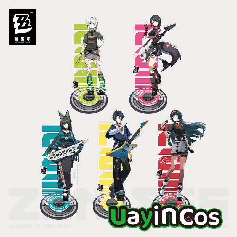 Originele Game ZZZ Zenless Zone Zero Ellen Joe Asaba Harumasa Roterende Acryl Stand Ornament Anime Spel Speelgoed Kinderen Geschenken Cospl