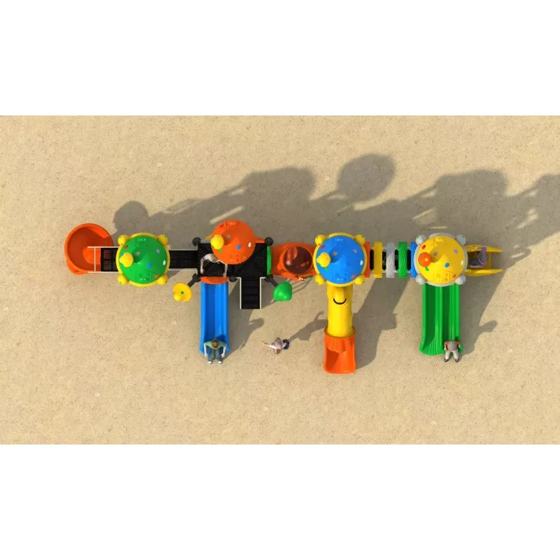 2027 Custom Designed Large Outdoor Playground Plastic Slide for Amusement Park & Holiday Resorts