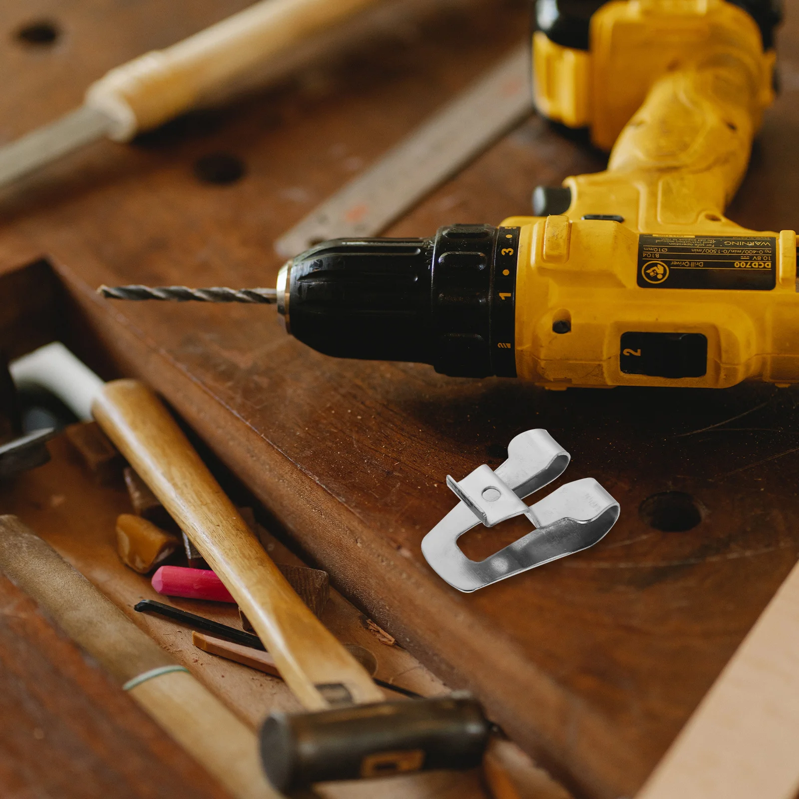 

Portable Electric Drill Belt Buckle Clip Lightweight Metal Replacement Durable Simple Design Good Gift Choice Metal Belt Buckle