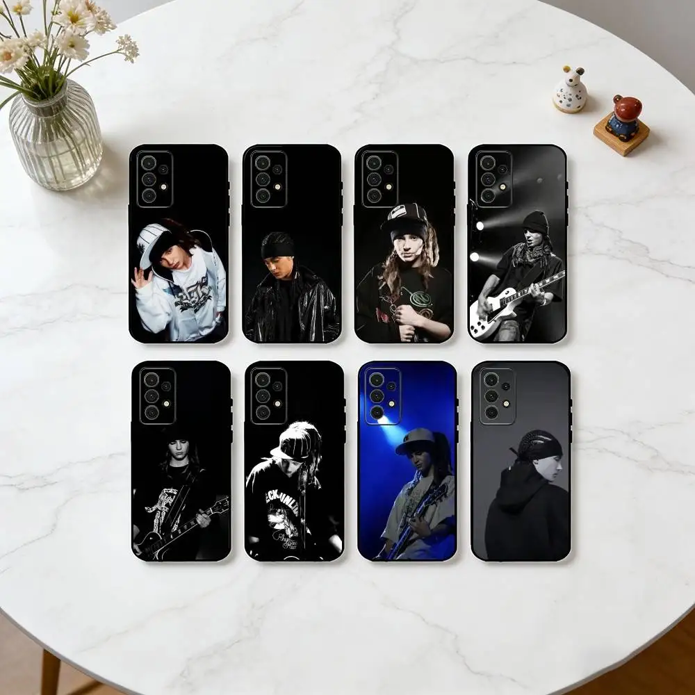 T-Tom Bill Kaulitz Rock Singer  Phone Case For Samsung S25,S24,S21,S22,S23,S30,Ultra,S20,Plus,Fe,Soft Silicone Black Cover