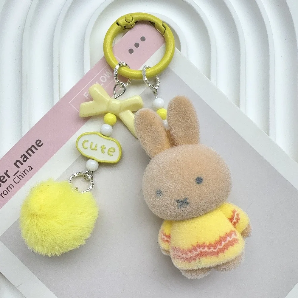 Брелок-подвеска Miffy для телефона, украшение для студенческого рюкзака, милый мультяшный декоративный аксессуар, подарок, игрушка