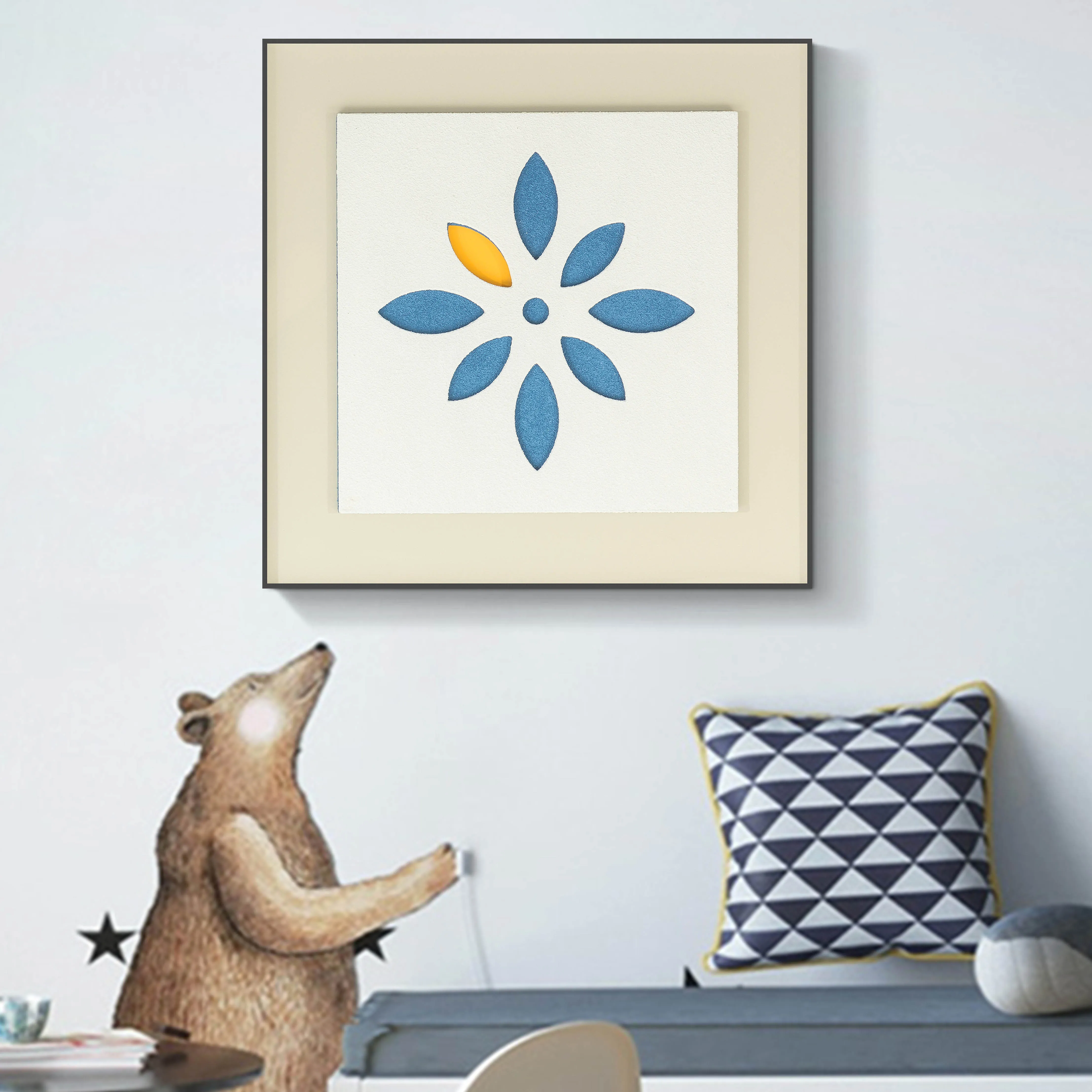 -For 3d Three-dimensional Painting Wall Decor Simple Modern Decorative Painting New Trendy Modern Art Abstract Wall Art&