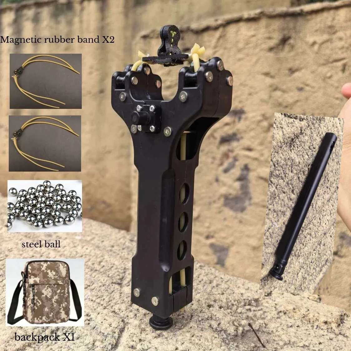 Outdoor Camping Portable Competitive Tool Parts with Continuous Automatic Rapid Fire and High Power