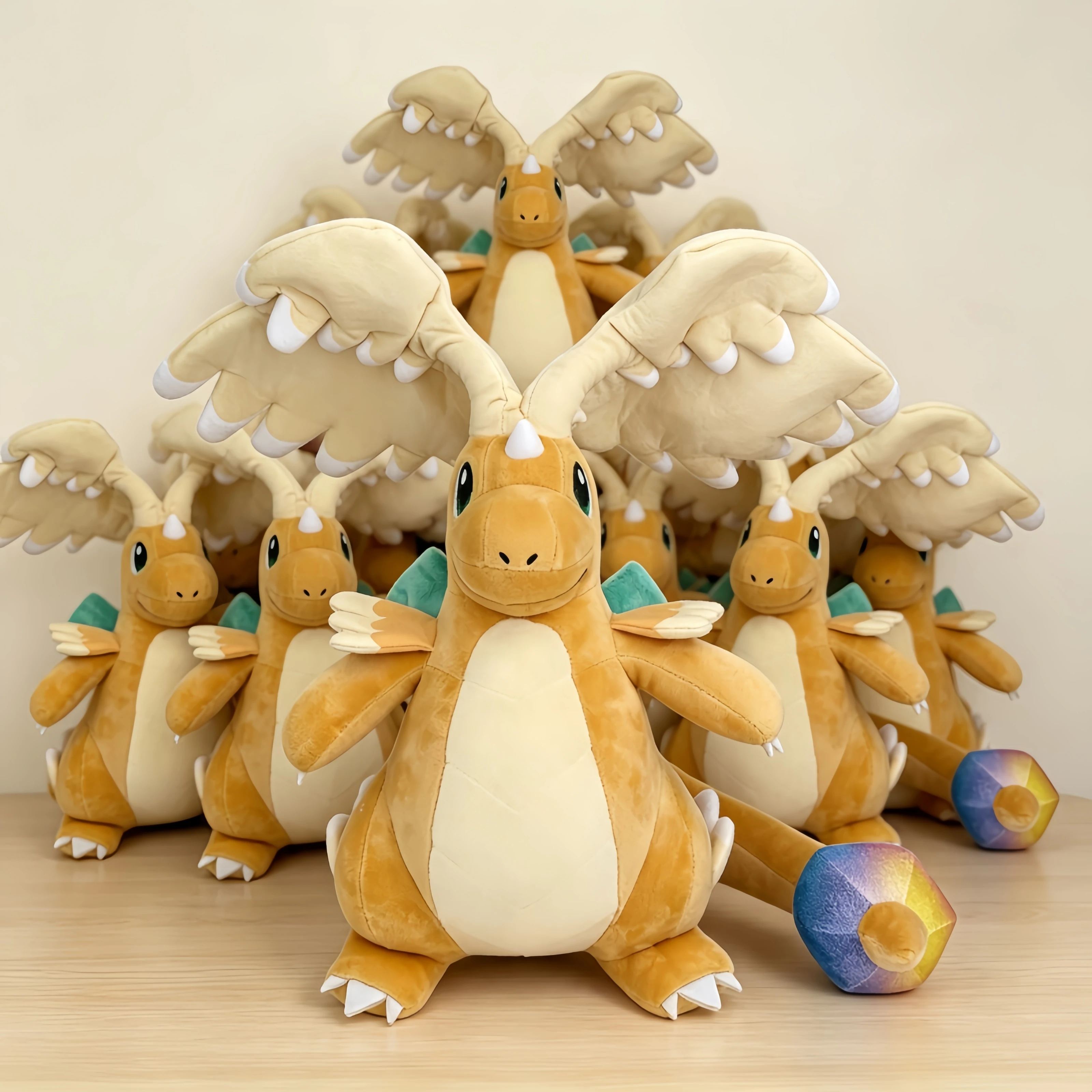  Mega Dragonite Plush Doll Lapras Flip Lapras Plush Toy Collection Evolution Dragon Charizard Tyranitar Dragapult Plush Dolls