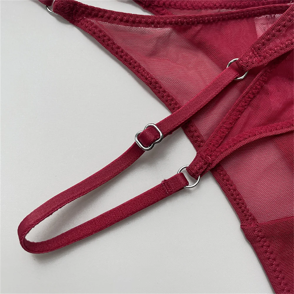 Nové sexy tanga s nastavitelným pasem, průhledná síťovina, tangá, ultratenké sportovní jóga, zvedací boky, T-back, plus velikost - náhled 6