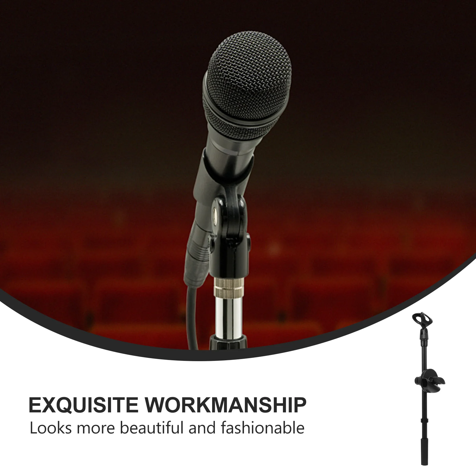 Adjustable Metal Mic Arm With Clamp Durable Microphone Boom Stand Bracket Holder Part Accessories Sound Recording