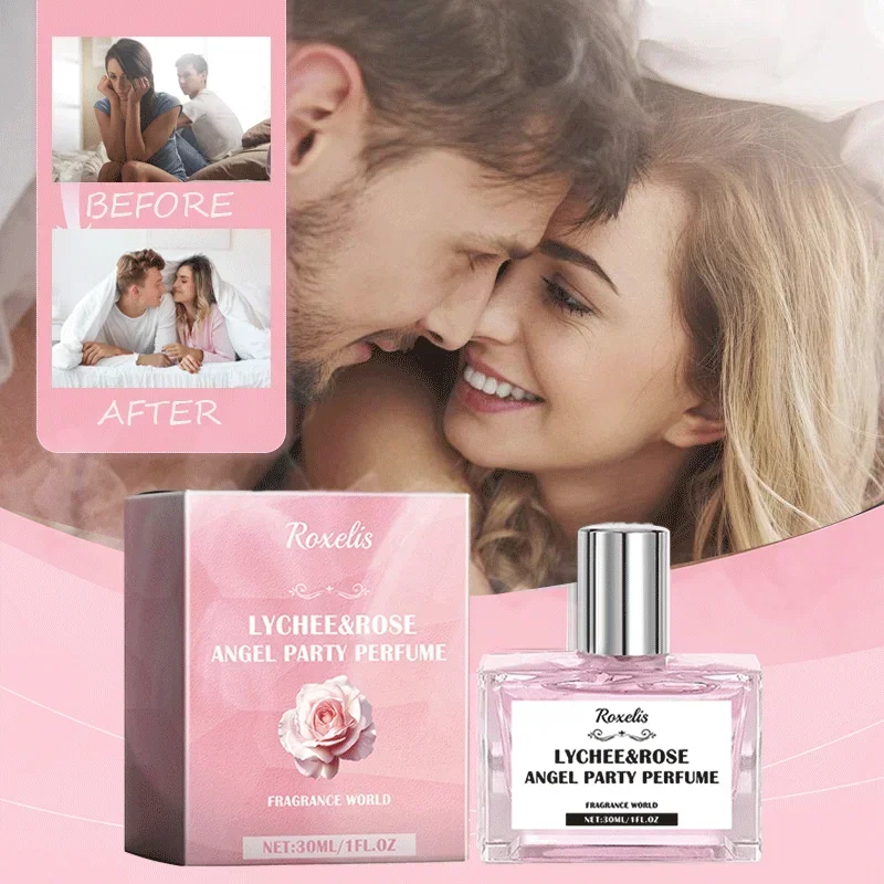 Original Angel Soirée Eau De Parfum Lychee Pink Marshmallow Rose Milk Perfume Notes Long-lasting Bubble Pop Pheromone 30ml