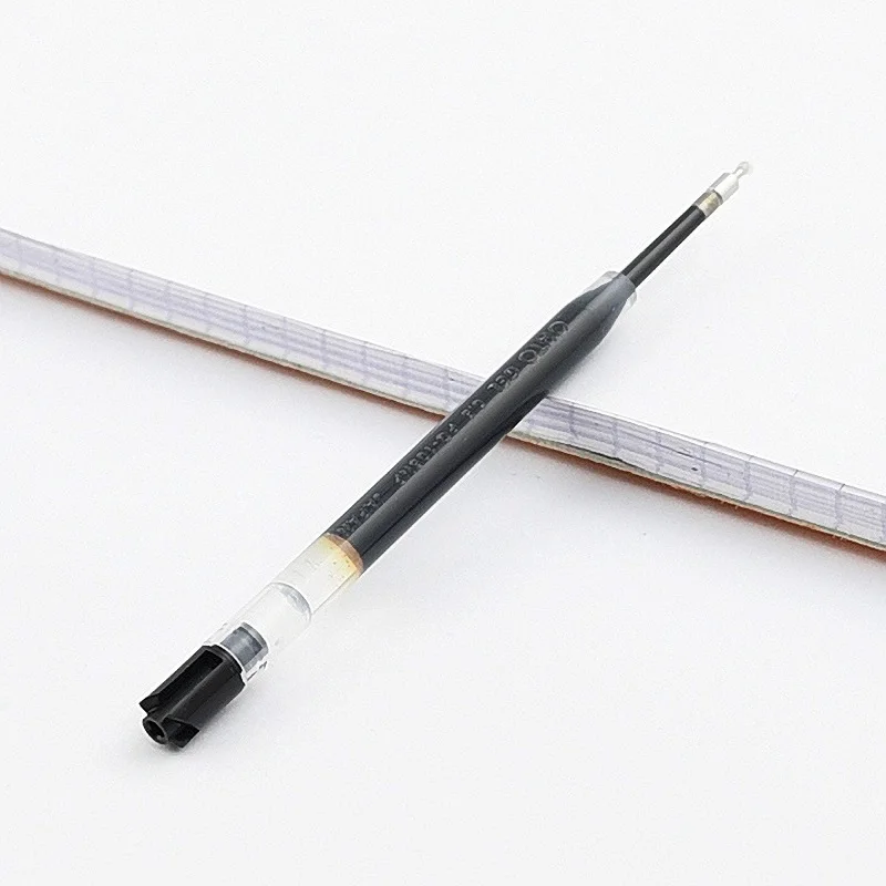 3 szt. wkładów do długopisów żelowych OHTO PG-105NP, szybkoschnący żelowy tusz, czarny tusz, cienka końcówka 0,5 mm, standard europejski G2, wkłady do pisania w szkole i biurze — zdjęcie produktu 3