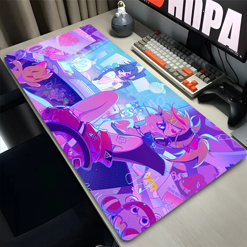 Mouse Pad PC Non Slip Rubber Cute HD Mousepad Laptop Gamer Cabinet Keyboard Pad Muse Dash Office Computer Gaming Desk Mouse Mat