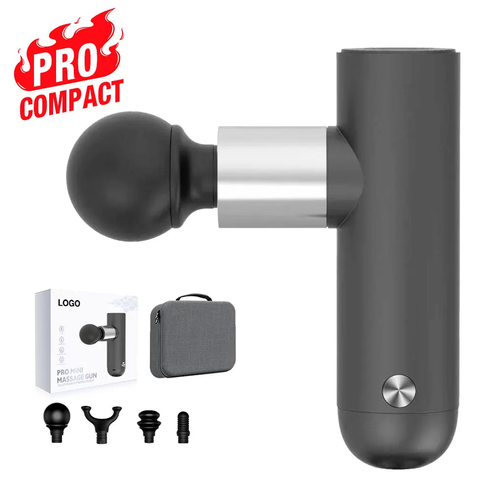 8mm Portable Electric  Massager Professional 4 Head Vibrator Body Muscle Deep Tissue Mini Massage