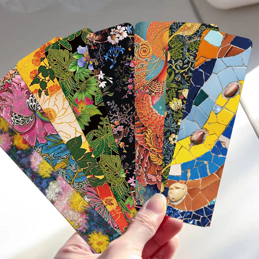 30pcs vintage Literary Bookmarks Collage Creative Literary Students Reading Books Labeling Handbook Material DIY Decoration