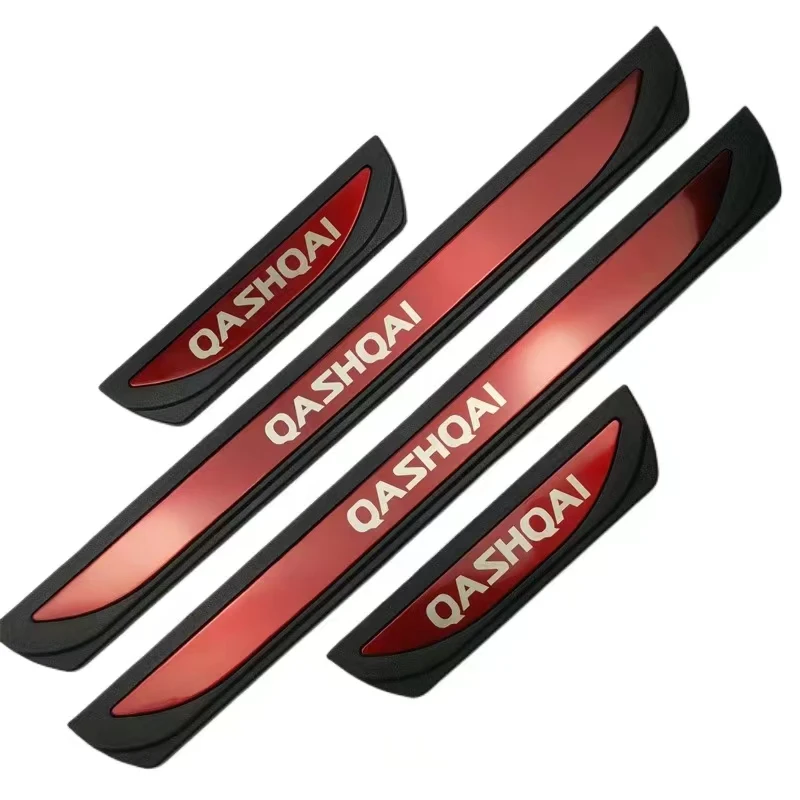 For Nissan Qashqai J11 Accessory 2022 2021 2020-2015 Stainless Car Door Sill Scuff Plate Guard Pedal Protector Cover Styling