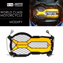 For BMW R1250GS Adventure R1200GS LC ADV Edition R 1250 GS Flipable Headlight Protector Head Lights Grille Guard Cover 2013-2022