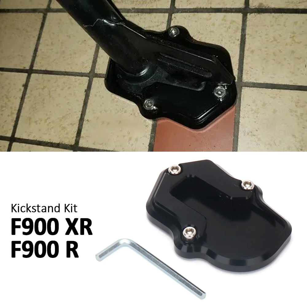 

For BMW F900R F900XR F900 R XR 2020-2024 CNC Kickstand Foot Side Stand Extension Pad Support Plate Motorcycle Accessories