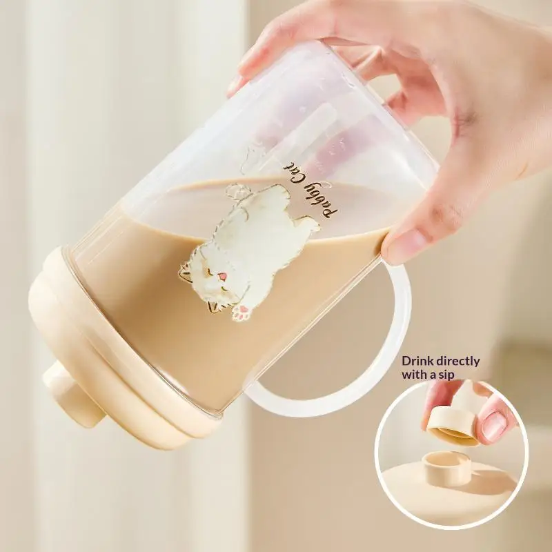 Food Grade High Temperature Resistant Breakfast Cup with Handle Microwave Safe Measuring Cup for Home Use Grains And Cereals