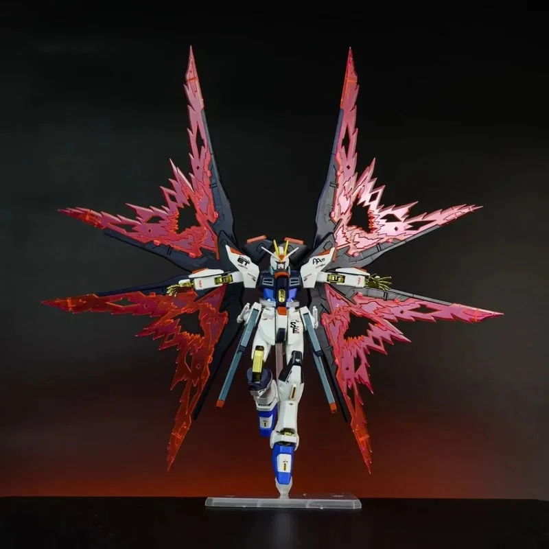 نجمة نموذج ZGMF-X20A سترايك الحرية نوع II عمل أرقام HG 1/144 تجميع نموذج أطقم مع أجنحة الضوء روبوت لعبة مجسمة من البلاستيك #2