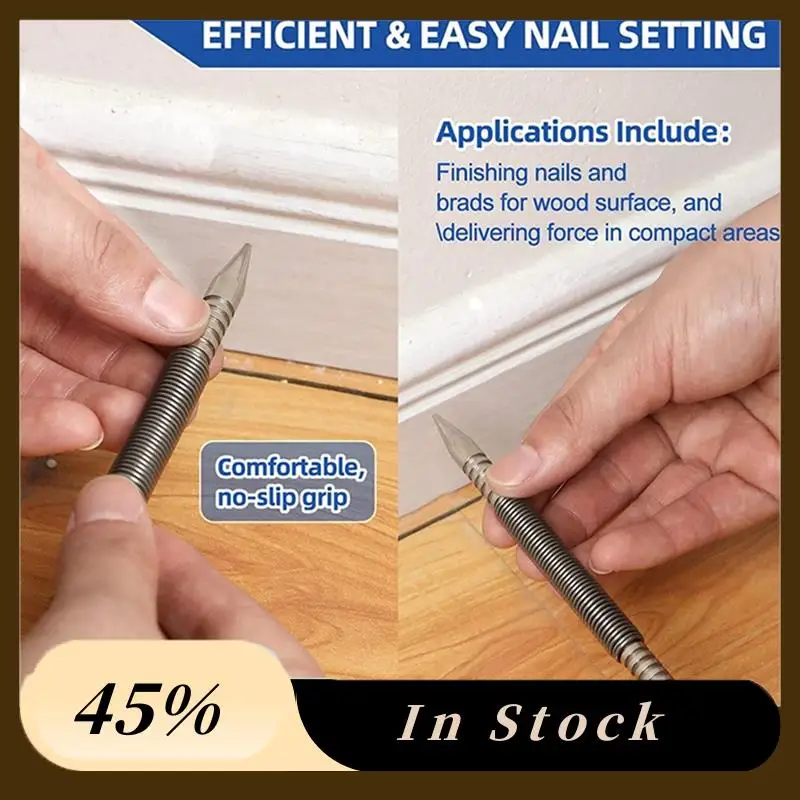 2025 Trend3 قطعة المزدوج رئيس مسمار واضع ومفصلي دبوس لكمة مجموعة ، مطرقة الربيع مسمار لكمة الباب المفصلي دبوس أداة إزالة 5000 رطل لكل بوصة مربعة