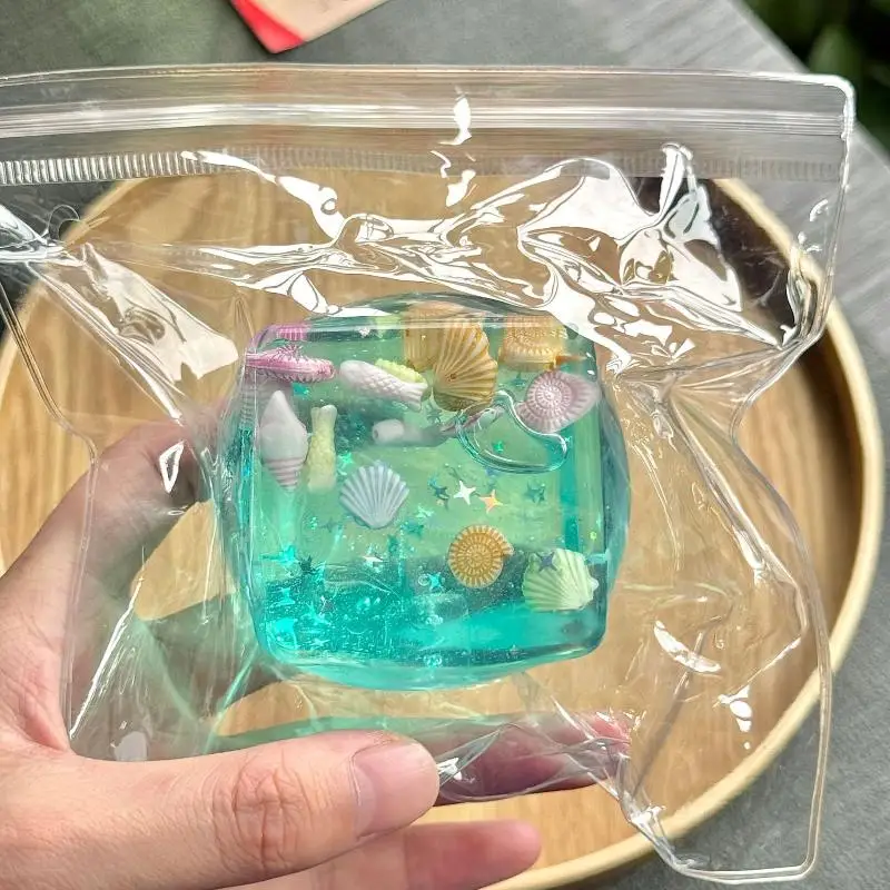 Giocattoli a lenta crescita per bambini e adulti Palline antistress Cubo Giocattolo sensoriale oceano Spremere Regalo relax