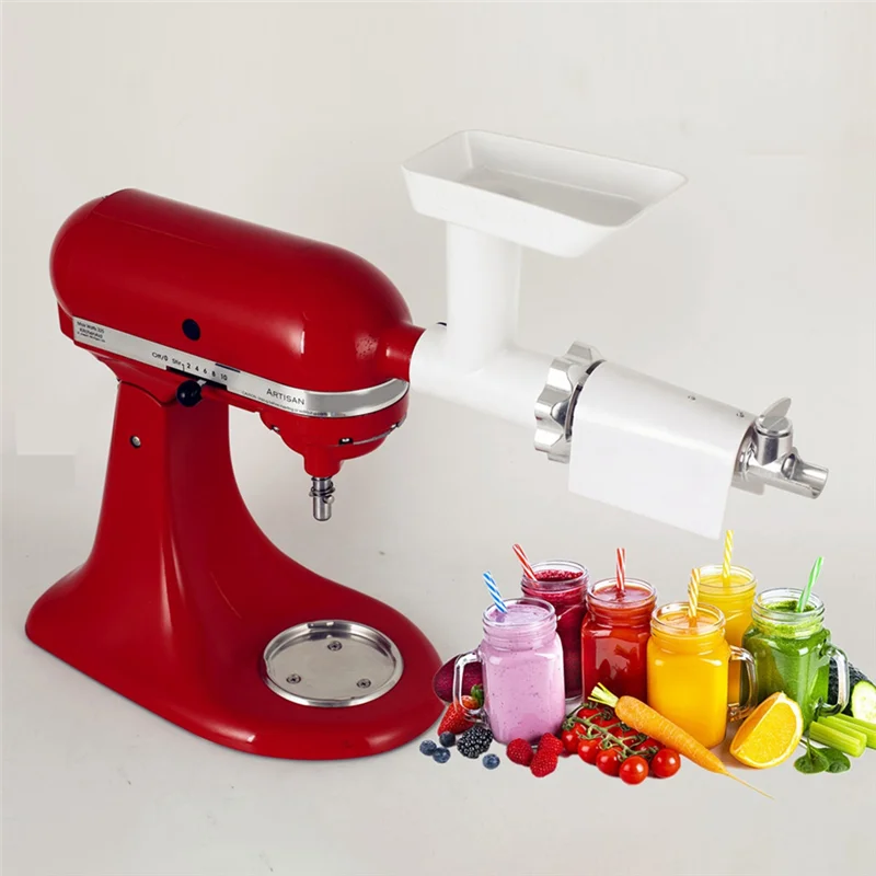 A09G-Насадка для мясорубки для миксеров KitchenAid FGA, соковыжималка для томатов, сетчатый винт, втулка фильтра, перегородка, аксессуары