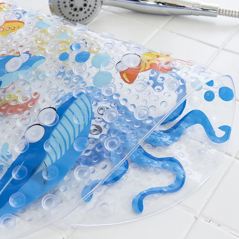 NEW Cute 20/Color Anti-Slip PVC Bathtub Mats Fish Animal With Sucker Kid\'s Bathroom Carpet Shower Bath Mat Soft Massage Pad