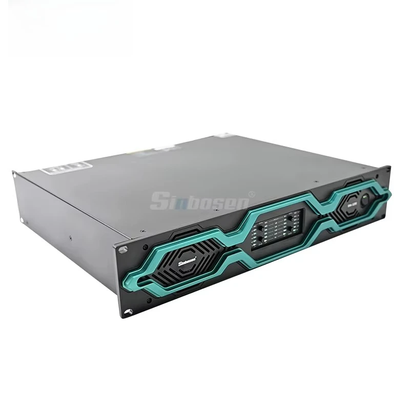 3200W  Ultra-quiet 2U Class d Power Amplifier Stable 2ohms Work for Home Theater