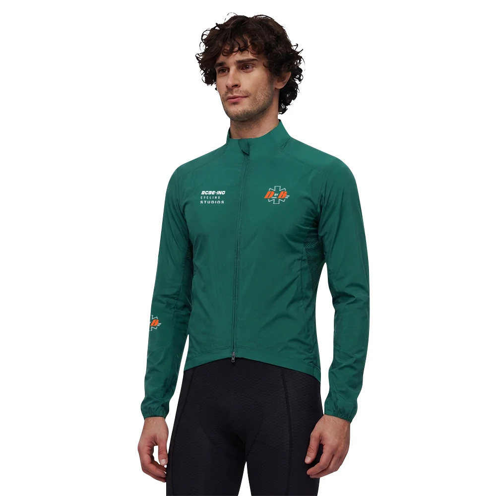 BCBE-ING Radjacke für Herren, leicht, atmungsaktiv, schnelltrocknend, wasserdicht, winddicht, professionelle Fahrradjacke, schmal geschnitten, kurzes Design. – Detail 12